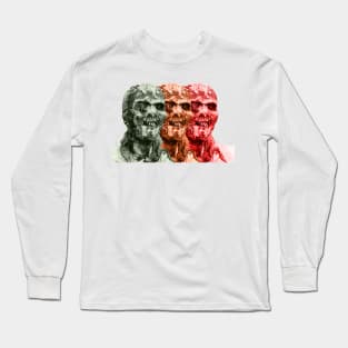 Pop Art Zombi Long Sleeve T-Shirt